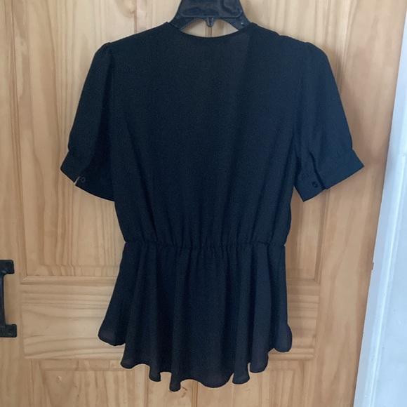 FOREVER21 TOP BLACK MEDIUM - Picture 5 of 6